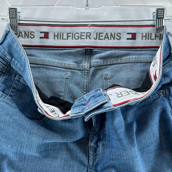 Tommy Hilfiger Jeans Women Sz 10 Skinny Hgihrise Stretchy Medium Wash Denim Blue - Picture 7 of 7